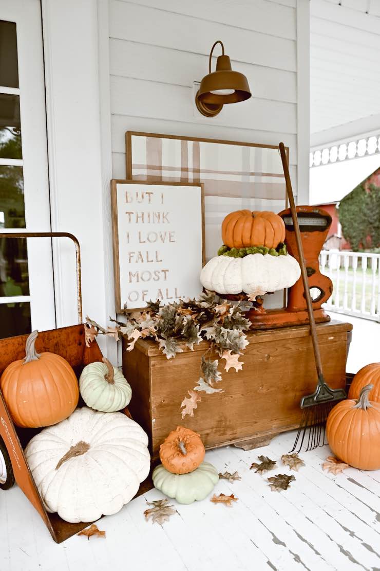 Exterior Fall Decor – Embellish a Entrance Porch for Fall! • The Yard Glove