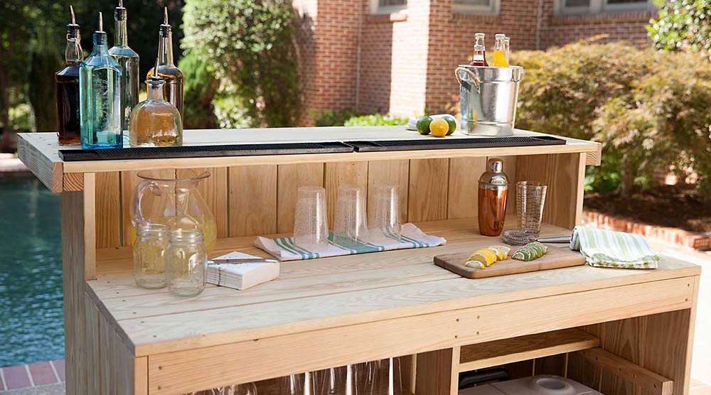 DIY Outdoor Bar Ideas- Relax… Have a Cocktail! • The Yard Glove